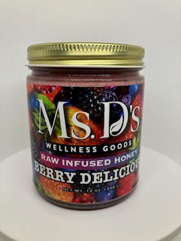 Berry Delicious Raw Infused Honey