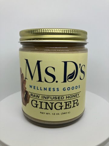 Ginger Raw Infused Honey