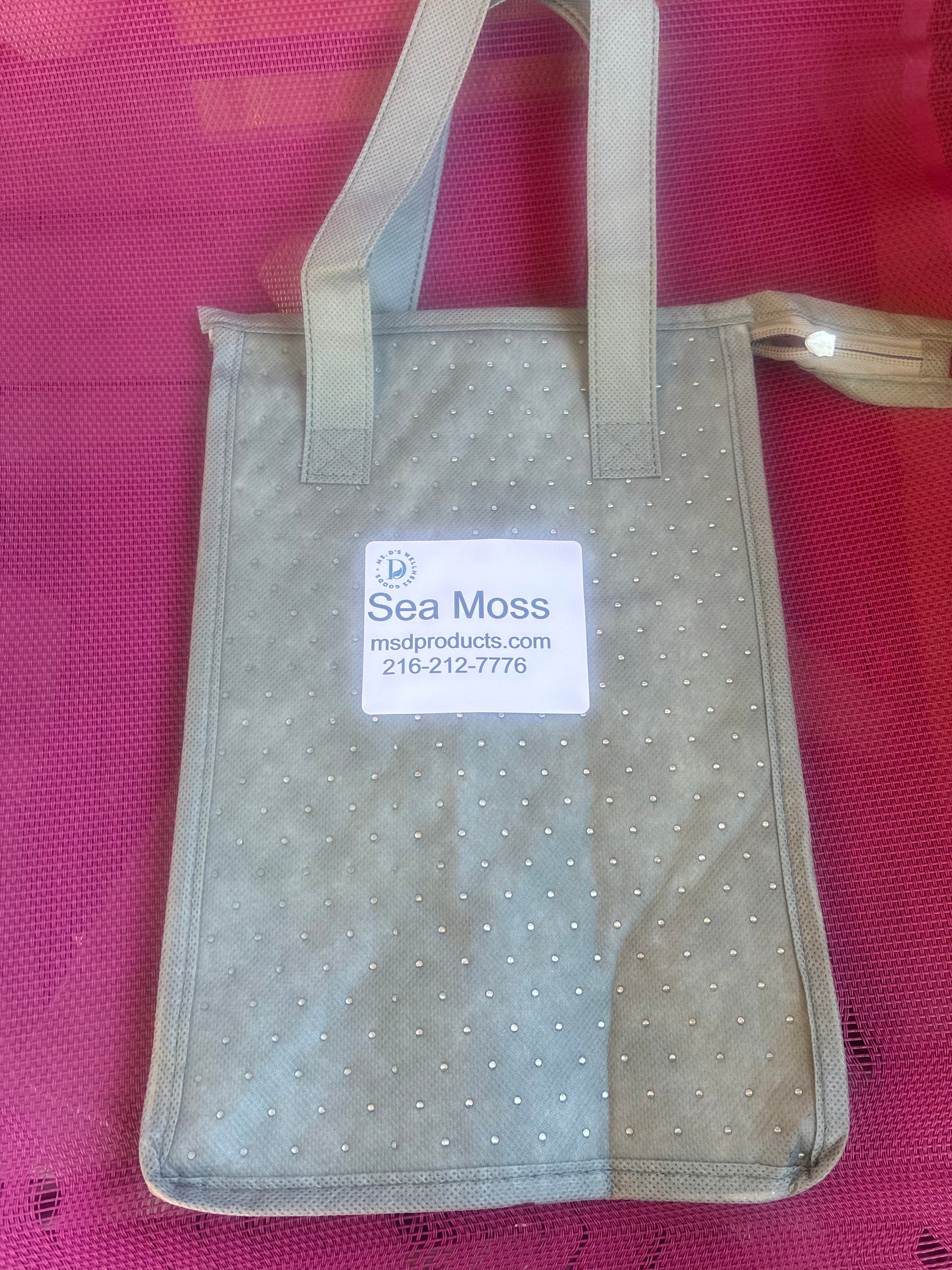 Sea Moss Cooler Bag