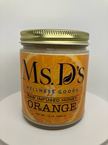 Orange Raw Infused Honey